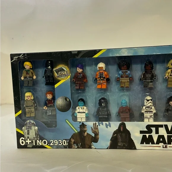 Star Wars Mini Figures + Accessories Building Bricks People 24+ Action Figure - Picture 5 of 11